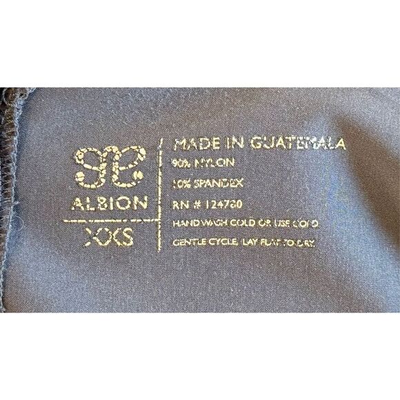 ALBION True Blue Jettersetter Cap Sleeves Elastic Waist Tie Jumpsuit Romper XXS - Picture 6 of 14